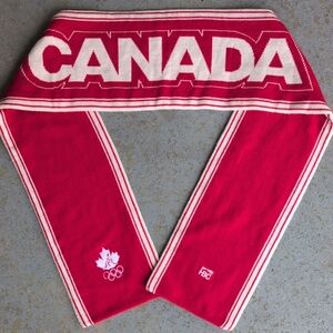 Red Canada Olympic Scarf